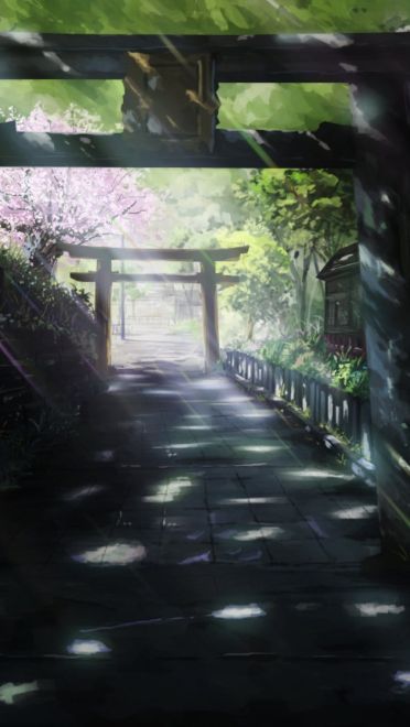 壁纸美作：夏日的神社