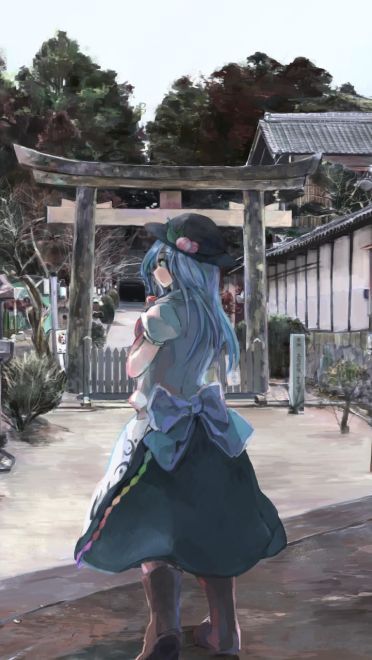 壁纸美作：夏日的神社