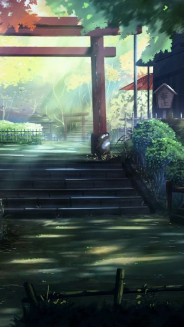 壁纸美作：夏日的神社