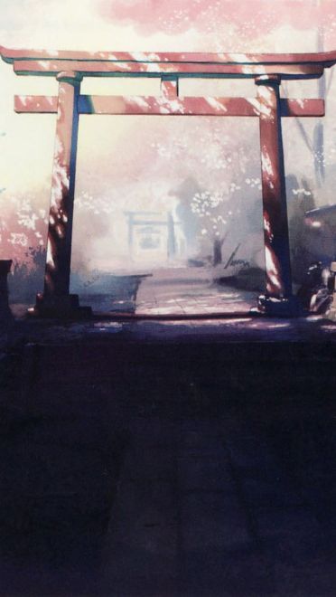 壁纸美作：夏日的神社