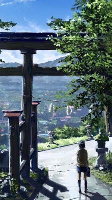 壁纸美作：夏日的神社