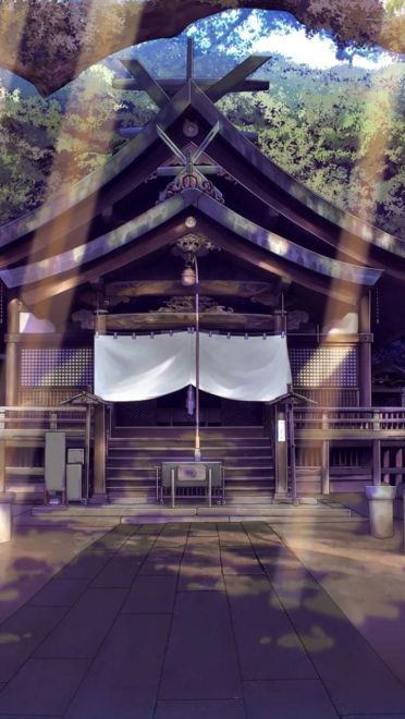 壁纸美作：夏日的神社