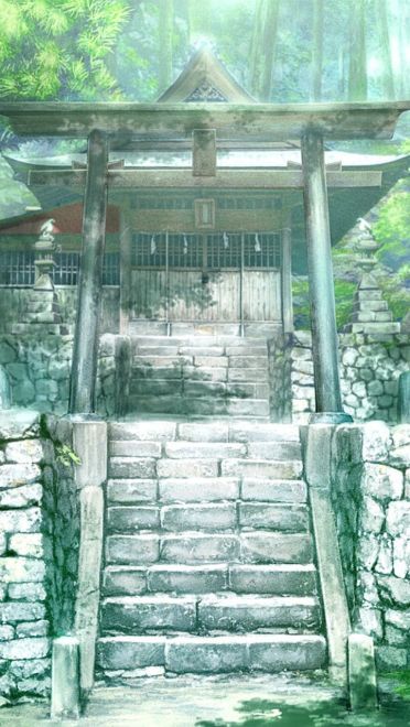 壁纸美作：夏日的神社