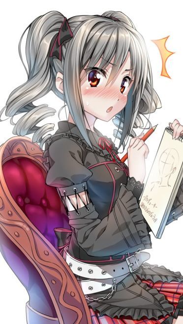 神崎兰子手机壁纸 一个隐藏巨乳的哥特萝莉