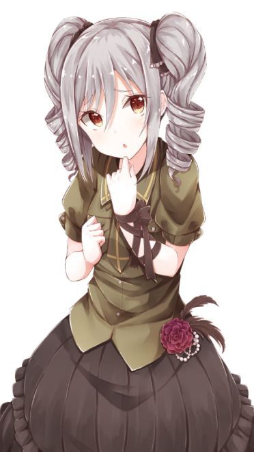 神崎兰子手机壁纸 一个隐藏巨乳的哥特萝莉