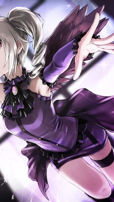 神崎兰子手机壁纸 一个隐藏巨乳的哥特萝莉