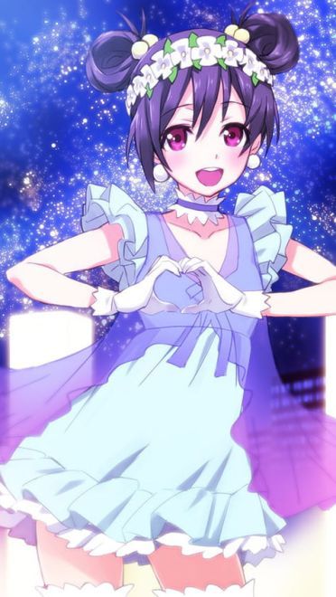 双手凝聚爱心为你打气 动漫手机壁纸