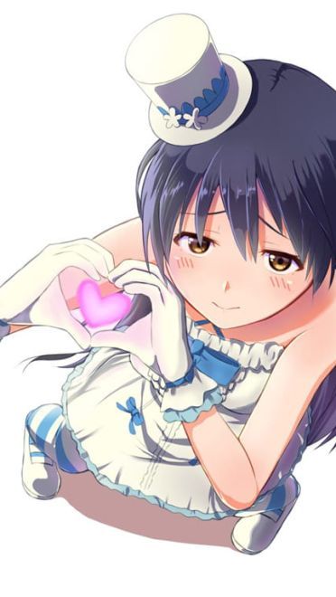 双手凝聚爱心为你打气 动漫手机壁纸