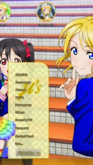 【win7主题】lovelive 绚濑绘里/Ayase Eli 下载