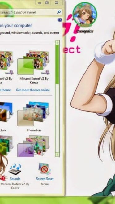 【Win7主题】 lovelive南小鸟下载