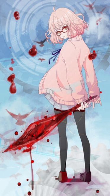 境界的彼方 眼镜娘栗山未来 壁纸美图