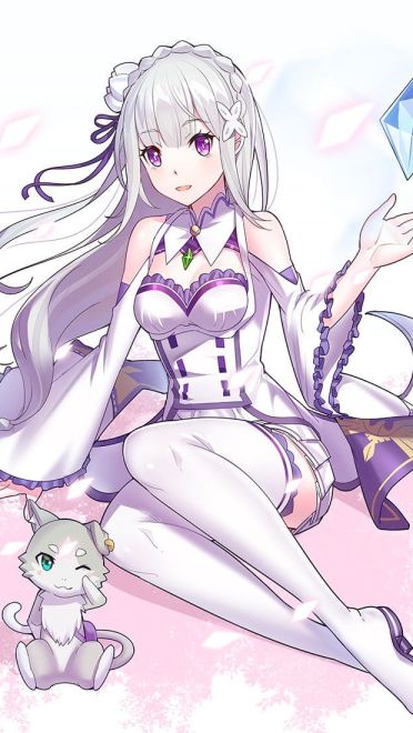 从零开始的异世界生活 艾米莉娅手机壁纸