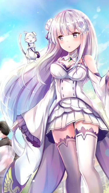 从零开始的异世界生活 艾米莉娅手机壁纸