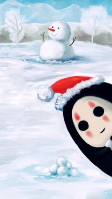 萌萌哒 千与千寻无脸男电脑壁纸手机壁纸(1)