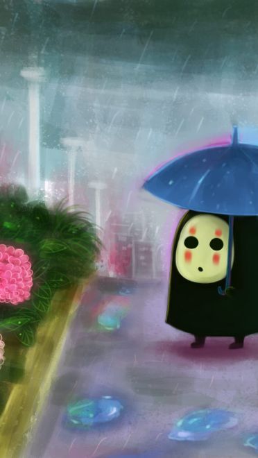 萌萌哒 千与千寻无脸男电脑壁纸手机壁纸(1)