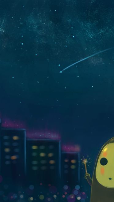 萌萌哒 千与千寻无脸男电脑壁纸手机壁纸(1)