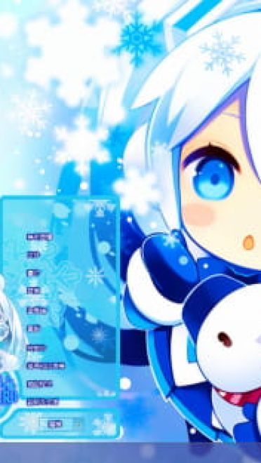 【Win7主题】miku Q版雪初音下载