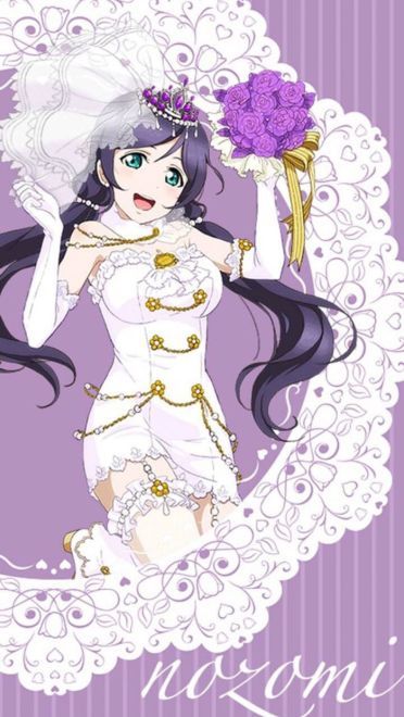 lovelive! 全员婚纱觉醒 手机壁纸美图
