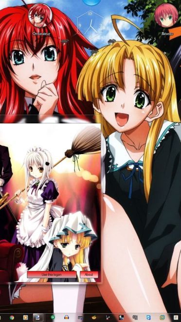 【win7主题】恶魔高校High School DXD V2 下载