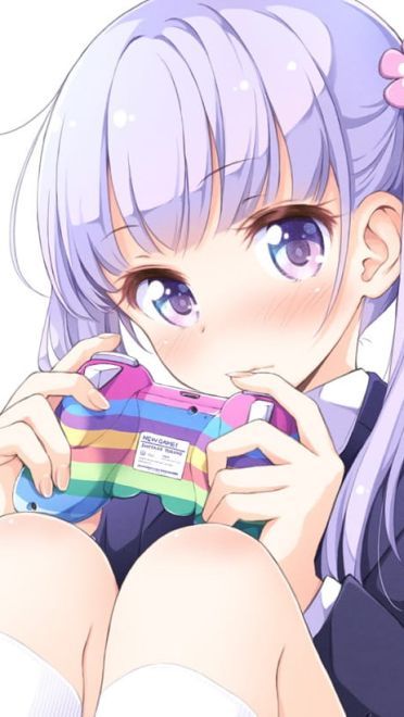 青涩萝莉双马尾《NEW GAME》凉风青叶手机壁纸