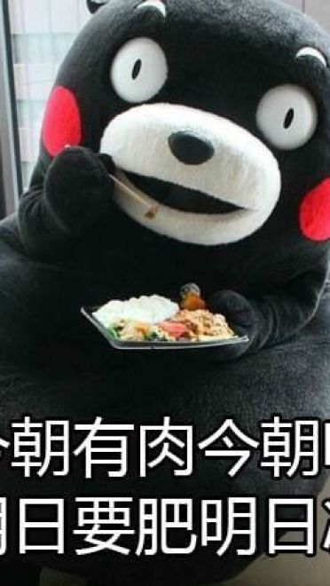 关于减肥的二三事 熊本熊系列表情
