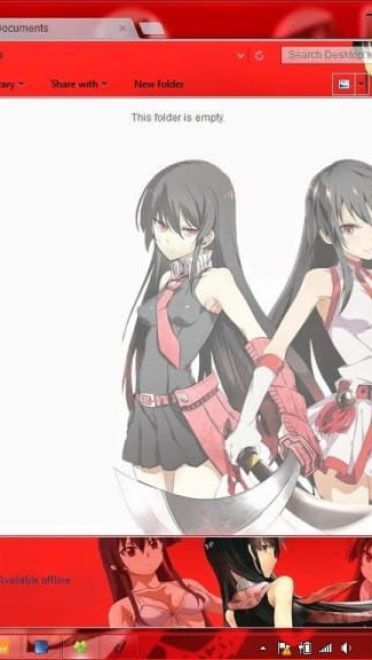 【Win8主题】斩！赤红之瞳 赤瞳 下载