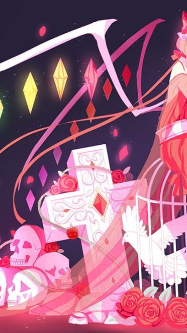 红魔馆的吸血鬼 二小姐芙兰朵露手机壁纸