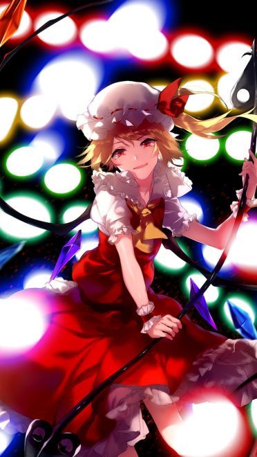 红魔馆的吸血鬼 二小姐芙兰朵露手机壁纸