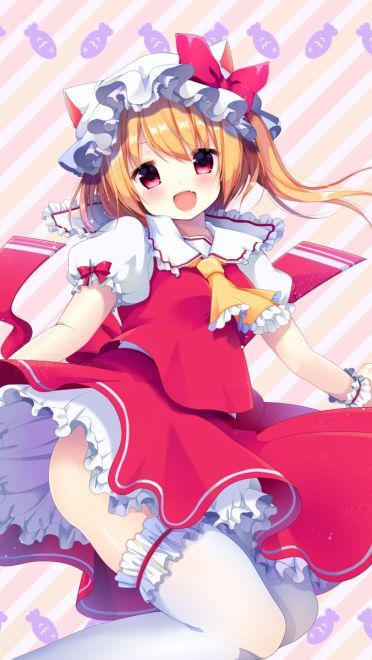 红魔馆的吸血鬼 二小姐芙兰朵露手机壁纸