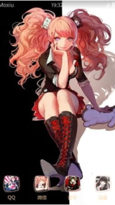 弹丸轮舞 江之岛盾子 安卓手机主题下载