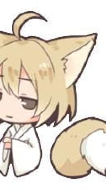 日系表情包 萌萌哒和服狐狸女孩