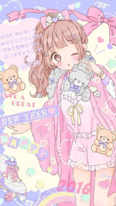 小清新萌女少女心 手机壁纸下载