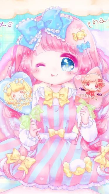 小清新萌女少女心 手机壁纸下载