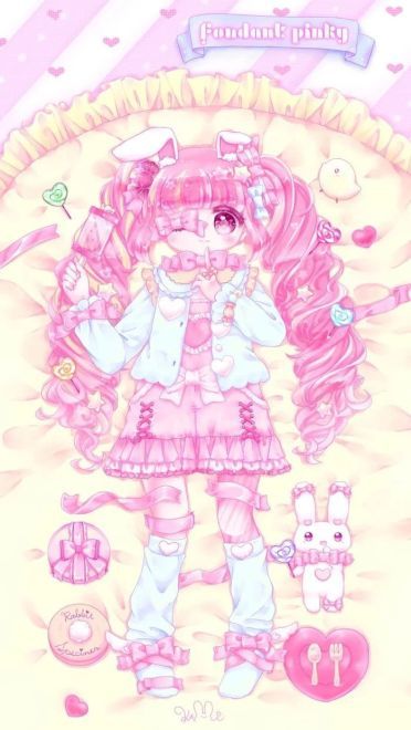 小清新萌女少女心 手机壁纸下载