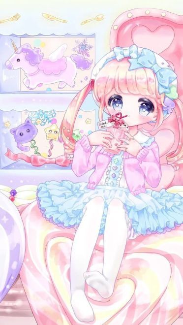 小清新萌女少女心 手机壁纸下载