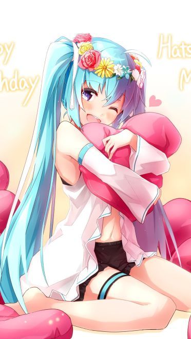 可爱的动漫少女 手机壁纸 双马尾才是正义