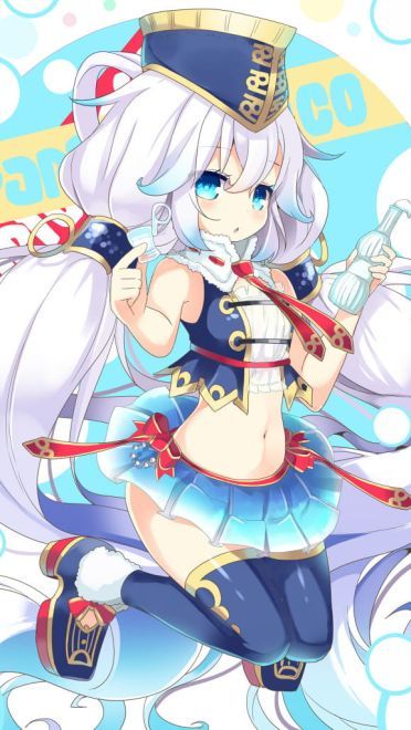 动漫少女 手机壁纸 银发真的很好看啊！