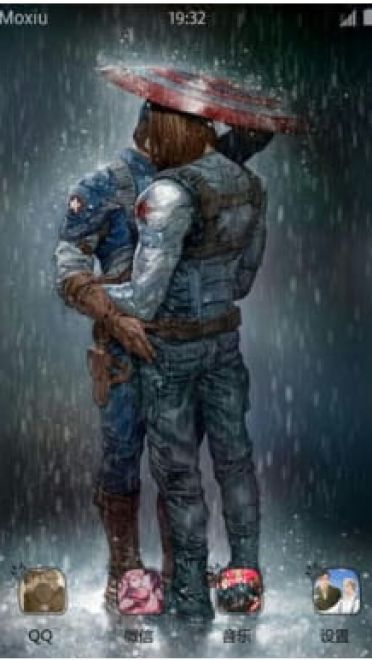 美国队长之盾冬CP 安卓手机主题下载