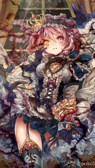 动漫少女 手机壁纸 公主的华丽小礼服