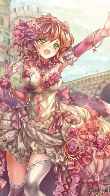 动漫少女 手机壁纸 公主的华丽小礼服