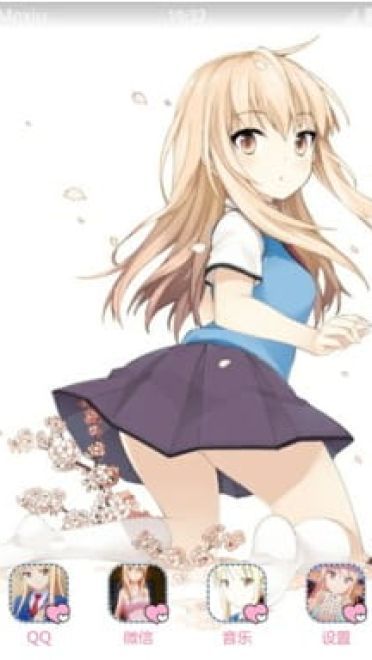 樱花庄的宠物女孩 椎名真白 安卓手机主题