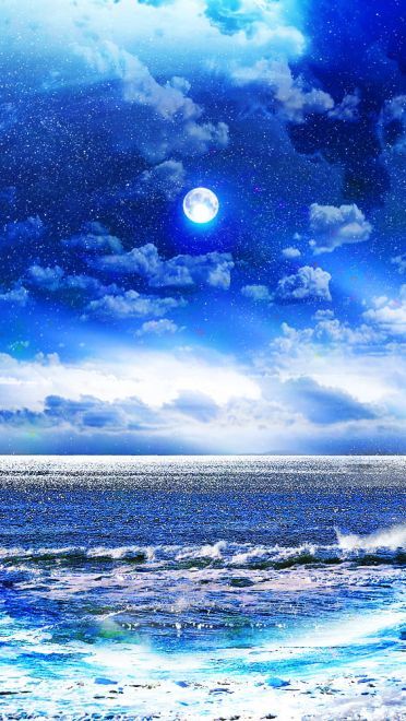 一场美丽的邂逅 属于你的蓝色电脑壁纸