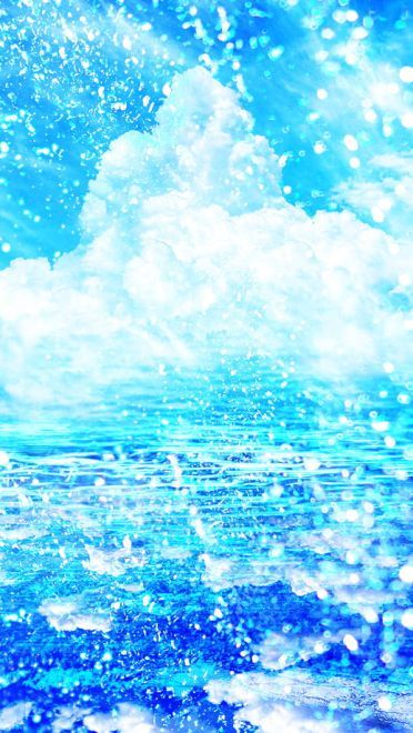 一场美丽的邂逅 属于你的蓝色电脑壁纸