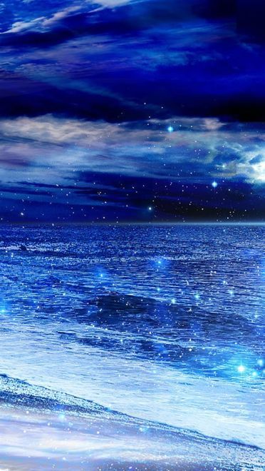 一场美丽的邂逅 属于你的蓝色电脑壁纸