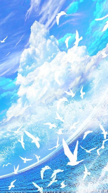 一场美丽的邂逅 属于你的蓝色电脑壁纸