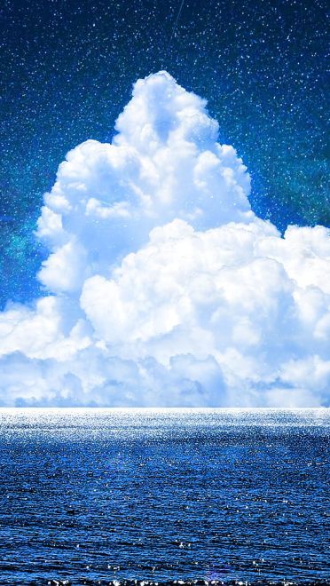 一场美丽的邂逅 属于你的蓝色电脑壁纸