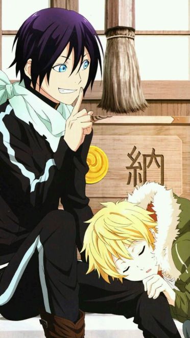 野良神 夜斗雪音CP 手机壁纸