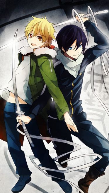 野良神 夜斗雪音CP 手机壁纸