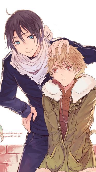 野良神 夜斗雪音CP 手机壁纸