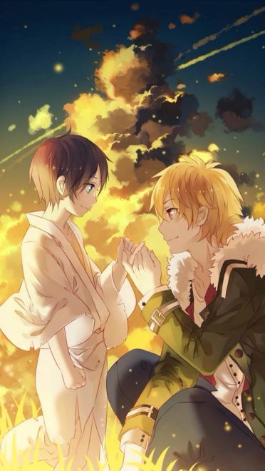 野良神 夜斗雪音CP 手机壁纸